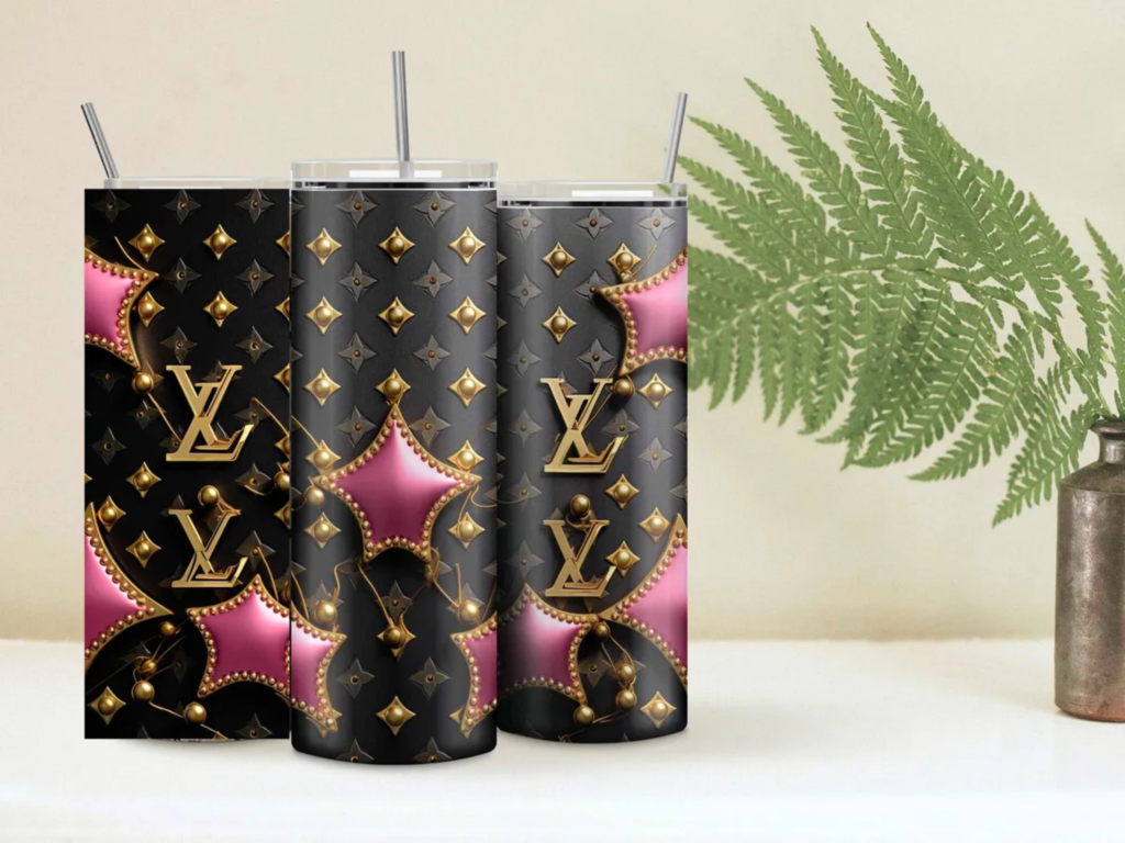 Brown Pink Passion Tumbler