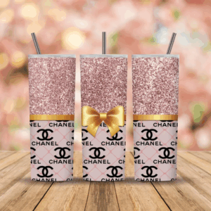 Pink Gold Tumbler Style 2