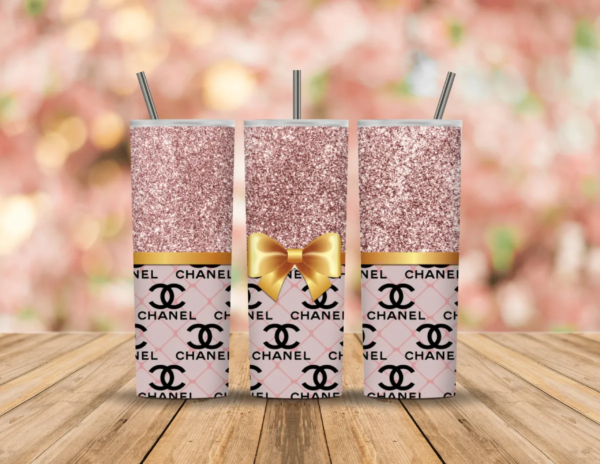 Pink Gold Tumbler Style 2