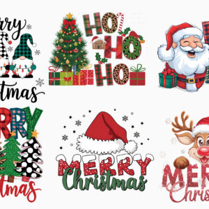 Santa Design PNG Bundle