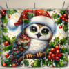 Owl Christmas PNG